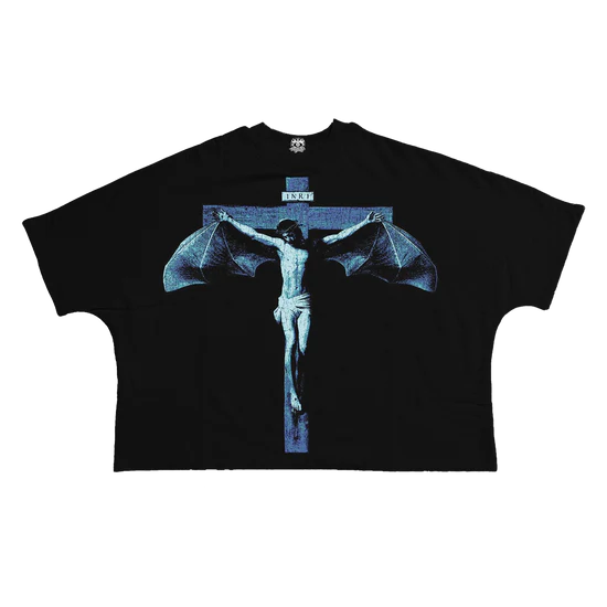 Rebirth Streetwear Cropped Boxy Cotton Tee Unisex 280GSM Breathable Everyday Wear