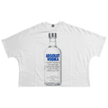 Vodka Streetwear Cropped Boxy Tee Designed In 100 Percent Cotton For Everyday Street Style 280 GSM